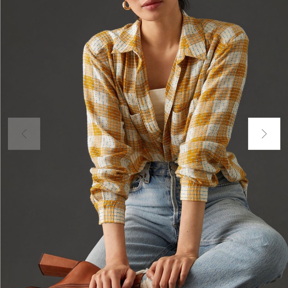 Anthropologie Pilcro Relaxed Shirt medium